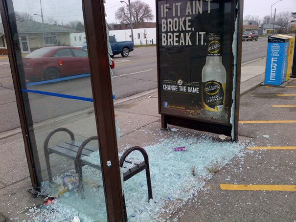 advertising gone wrong - If It Aint Broke, Break It. Mmation Change The Came