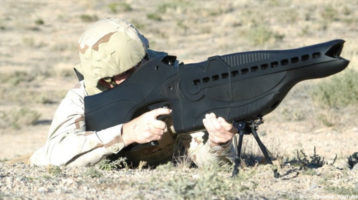 Developed by the U.S. Department of Defense, the Personnel Halting and Stimulation Response Rifle (PHASR) is a non-lethal weapon designed to disorient and stun enemies rather than kill them. A light-based gun, the PHASR has been designed for use by both soldiers and U.S. law enforcement officials (police). The gun temporarily blinds enemies with focused laser beams. The laser lights, which operate at alternating wavelengths, serve to disorient people who look at them, rendering them unable to stand let alone fight. The good news is that the laser light used in this weapon does not inflict any permanent damage to people’s eyesight.