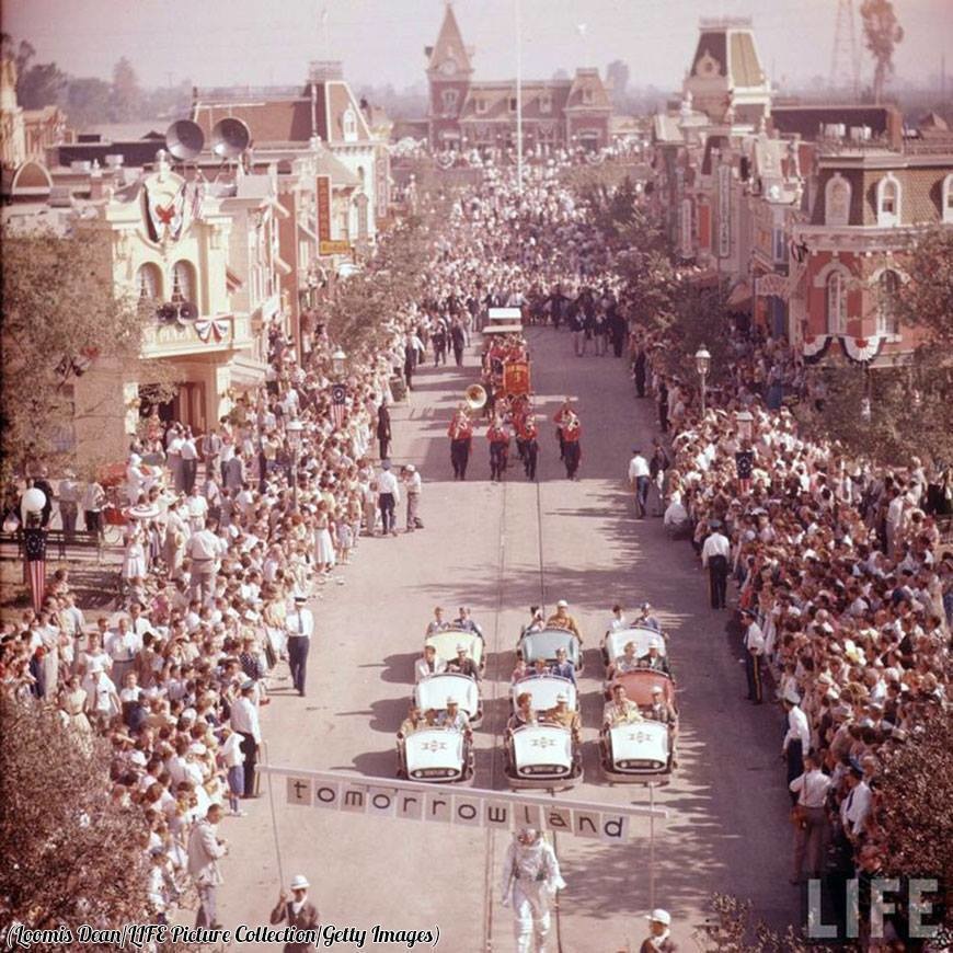 July 17, 1955: Disneyland on Opening Day.
