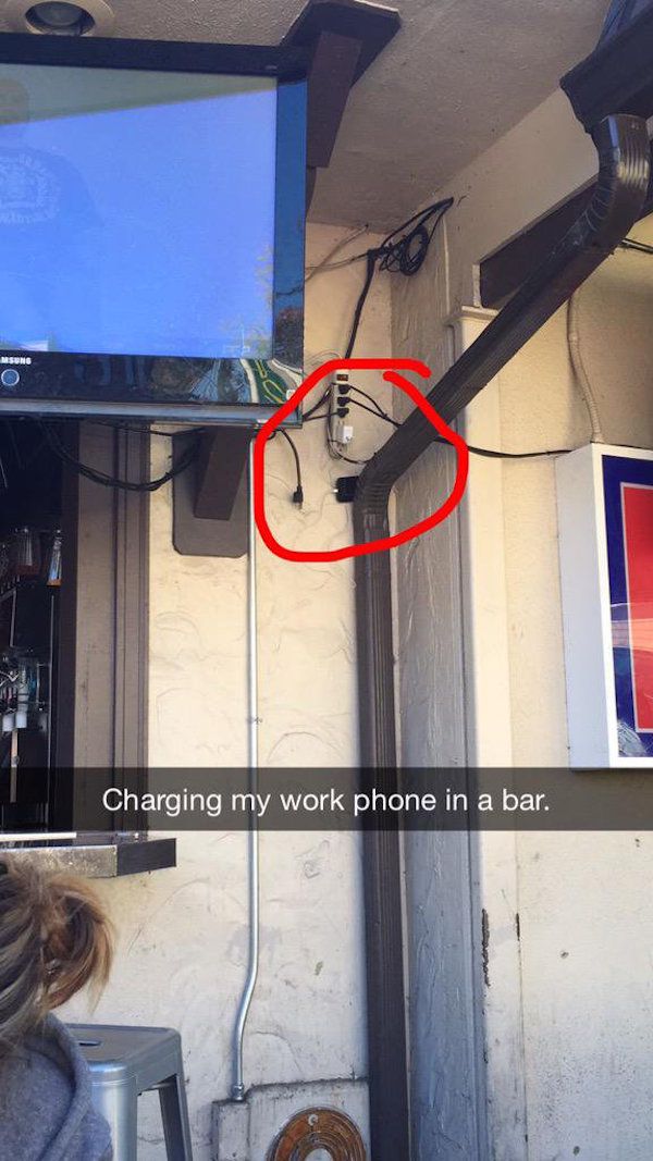 21 people desperate to charge their phones