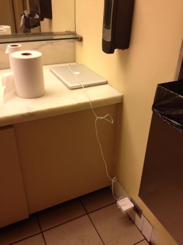 21 people desperate to charge their phones