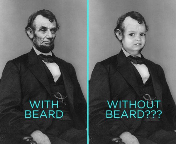 abraham lincoln geni - With Beard Without Beard???