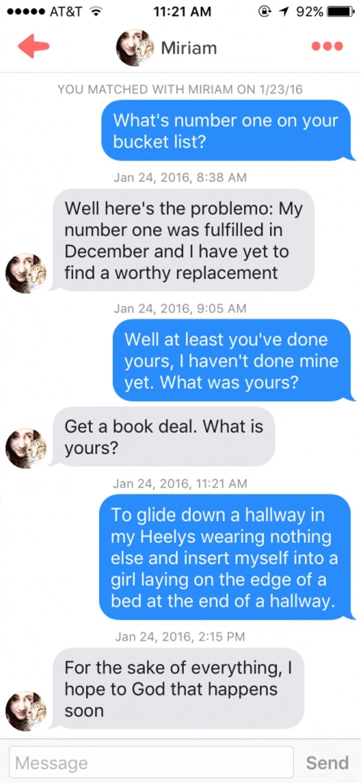 16 Tinder Chats That Are Bizarrely Hilarious