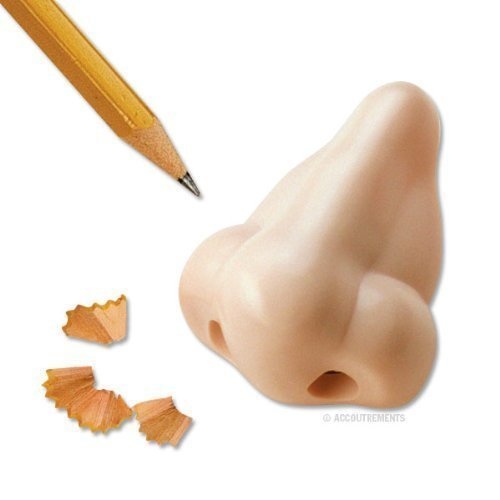 nose pencil sharpener - Accoutrements