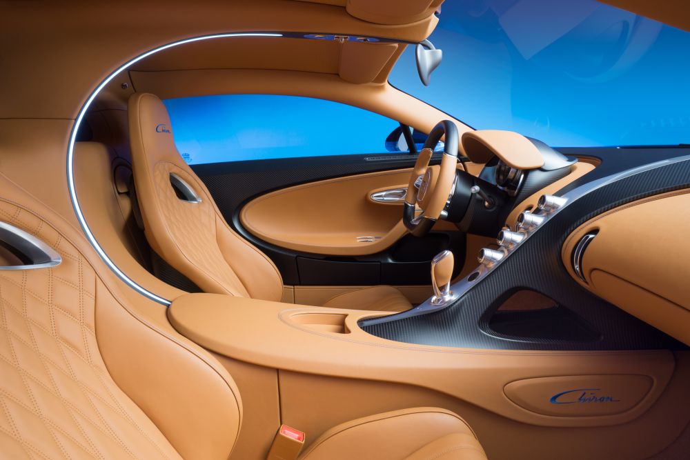 Interior of the new Bugatti Chiron