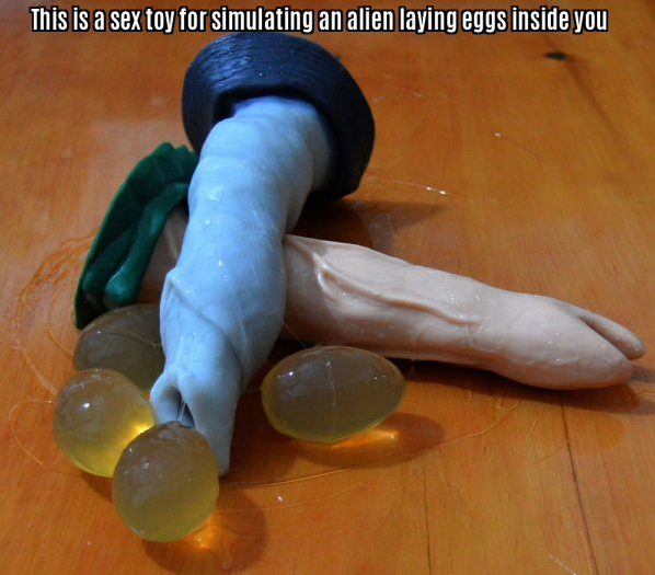 ovipositors fetish - This is a sex toy for simulating an alien laying eggs inside you