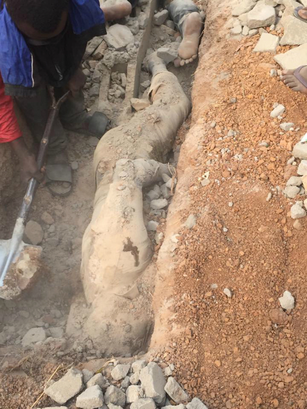 Three dead bodies were found buried in shallow graves in a church foundation in Enugu State, Nigeria in January 2016. The building is allegedly owned by a ritualist who presented himself as a man of God. 

A worker at the site heard about the burial of the deceased inside the foundation and alerted officials before the concrete was poured. Full-scale investigations have since commenced surrounding the incident.

Resident Osita Obi took to social media to question what kind of church would use human beings as its foundation stone. He said, "Not everyone you interact with these days is a human being. Fake pastors [are] everywhere with signs and wonders. Still lots of people keep trooping in without knowing what is behind the curtain."