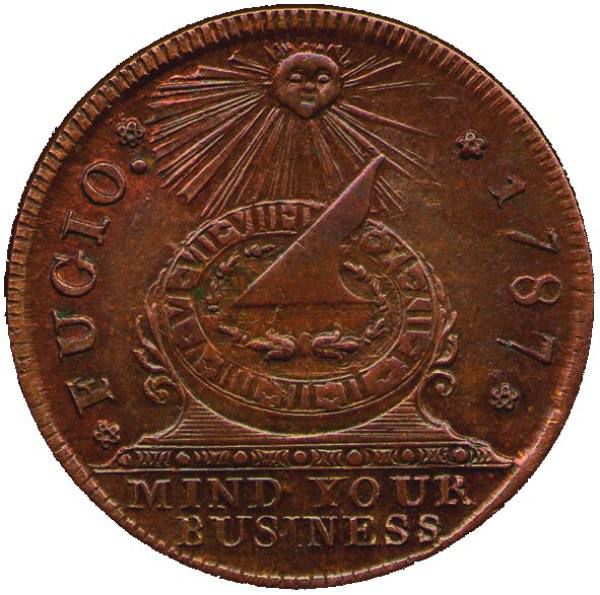 In 1787 Benjamin Franklin invented the first American penny, and instead of saying “In God We Trust,” it said “Mind Your Business.”