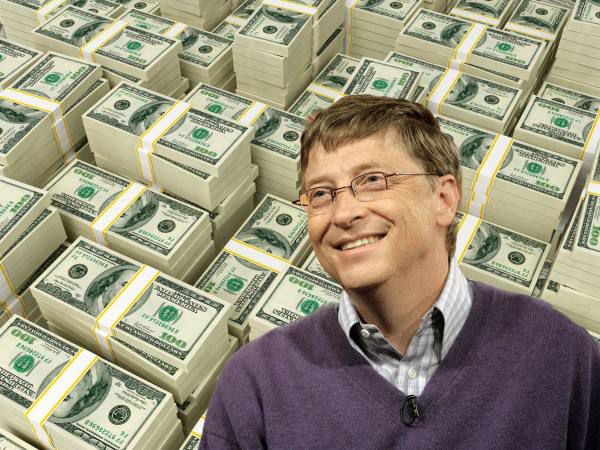 At a spending rate of a $1million a day, it would take Bill Gates 218 years to spend all of his money.
