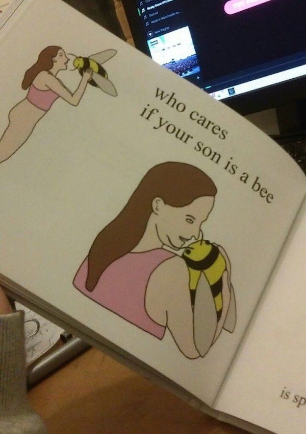 my son is a bee - who cares if your son is a bee is sp