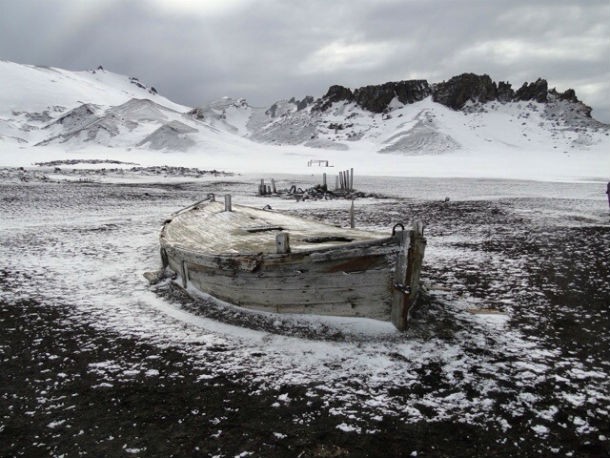 Bouvet Island is an uninhabited subantarctic volcanic island located in the South Atlantic. It is the most remote island in the world and all you can find there are miles of volcanic basalt groaning under several hundred feet of glacier, scraped raw by gales and shrouded by sea fog. The strange thing about this unearthly landscape is that an abandoned lifeboat was found there, raising a number of questions. Who managed to get there with a lifeboat? When did this happen? What happened to the person or people on the boat since no human remains have been found there?