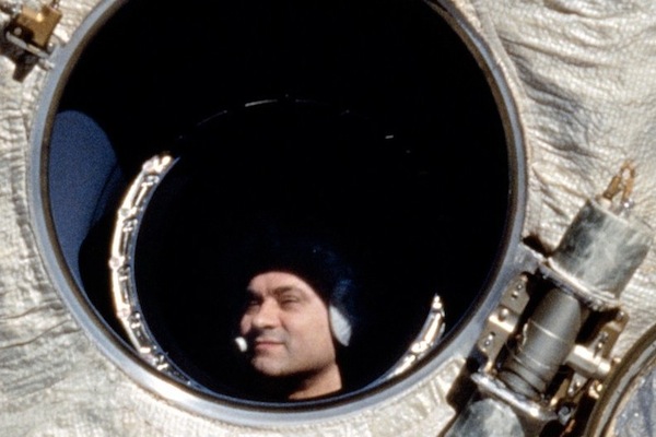 This crazy Russian spent 14 months alone in space.