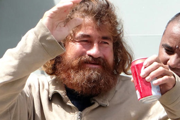 This scraggly fisherman was lost at sea for 13 months.