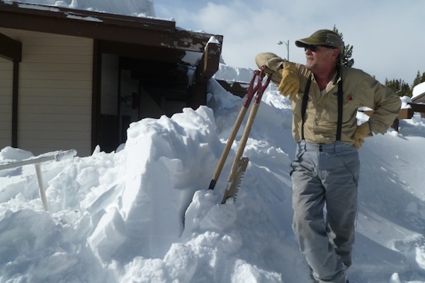 The lone winter caretaker of Yellowstone National Park.