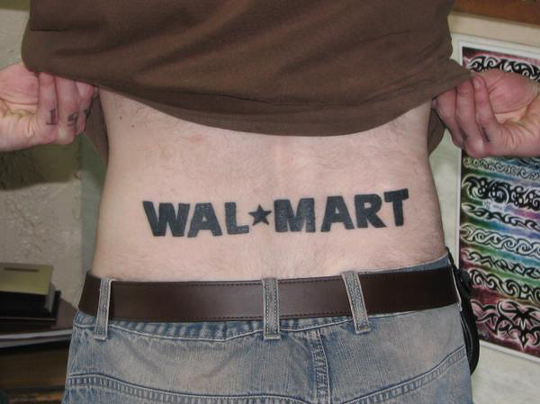 walmart tattoo - WalMart Gs An