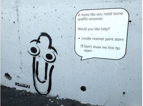funny graffiti - It looks you need some graffiti removed Would you help? Locate nearest paint store Don't show me this tip again 30