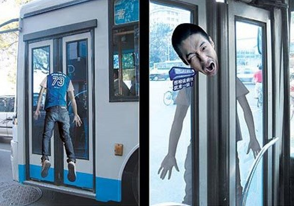 15 Ridiculously Creative Bus Ads That Will Make You Look Twice