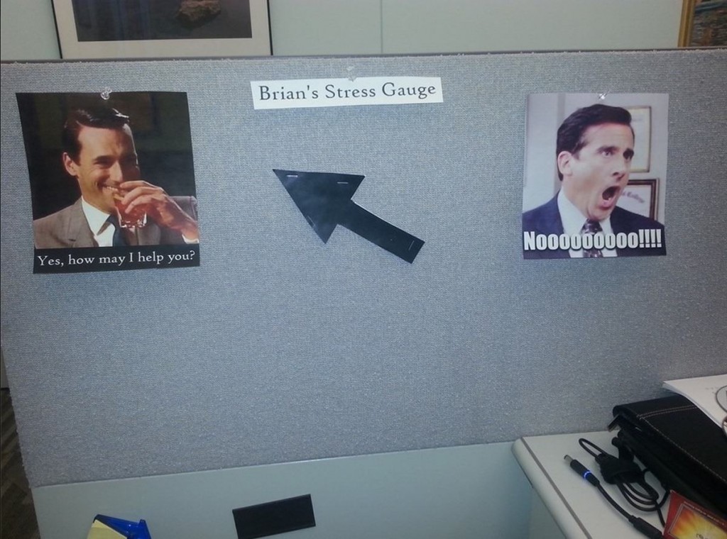 Humour - Brian's Stress Gauge No00000000!!!! Yes, how may I help you?