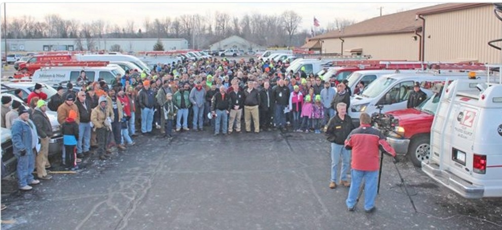 Three hundred plumbers from around the country came to Flint, Michigan to install free water filters for the community.