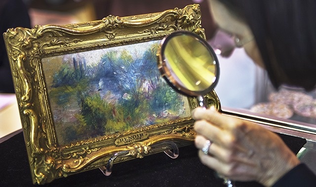 Pierre-Auguste Renoir's "Paysage Bords de Seine" was recently discovered for a few bucks at a Virginia flea market.