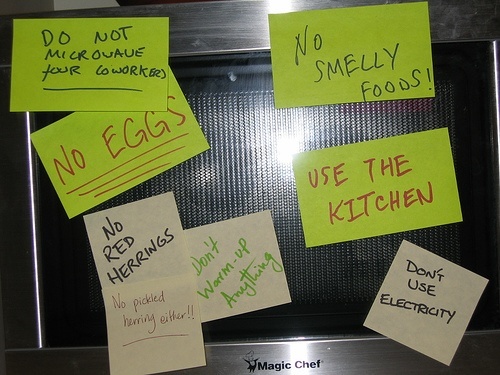 24 Hilarious Fridge Notes From People Desperate To Protect Their Food