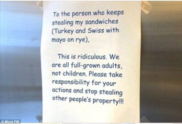 24 Hilarious Fridge Notes From People Desperate To Protect Their Food