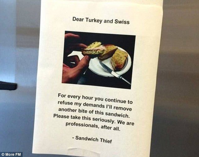 24 Hilarious Fridge Notes From People Desperate To Protect Their Food