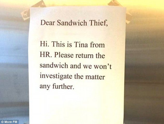 24 Hilarious Fridge Notes From People Desperate To Protect Their Food