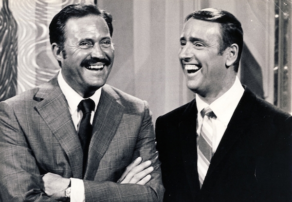 '60's comedy show Rowan and Martin's Laugh-In accurately predicted forthcoming events a couple of times in 1969. During Dan Rowan's "News of the Future" segment, the comedian announced the fall of the Berlin Wall was slated for 1989, which is what actually happened. Rowan had to pause for laughter when he mentioned Ronald Reagan would be the US president when that occurred. (He was.)