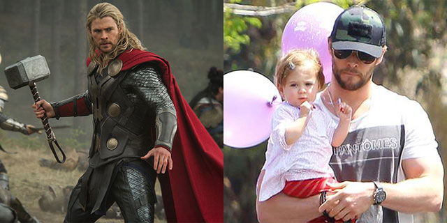 Thor and family-man Chris Hemsworth has recently become the celebrity spokesperson for the Australian Childhood Foundation (an organization that seeks to combat child abuse).