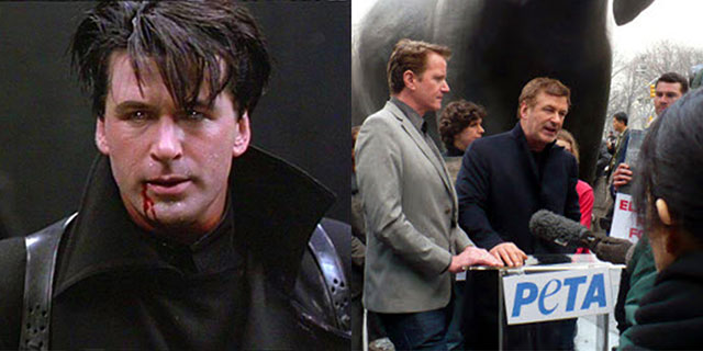 Most people forget that Alec Baldwin once played The Shadow in the 1994 film by the same name. No one forgets his many philanthropic acts, which include several massive donations to the New York Philharmonic, millions in donations to cultural charities, and his regular headlining of PETA events to speak out against animal cruelty.
