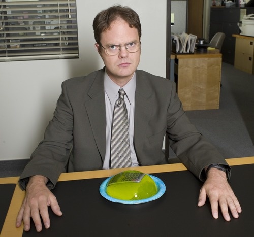 Set your co-worker's stapler or calculator in Jello.