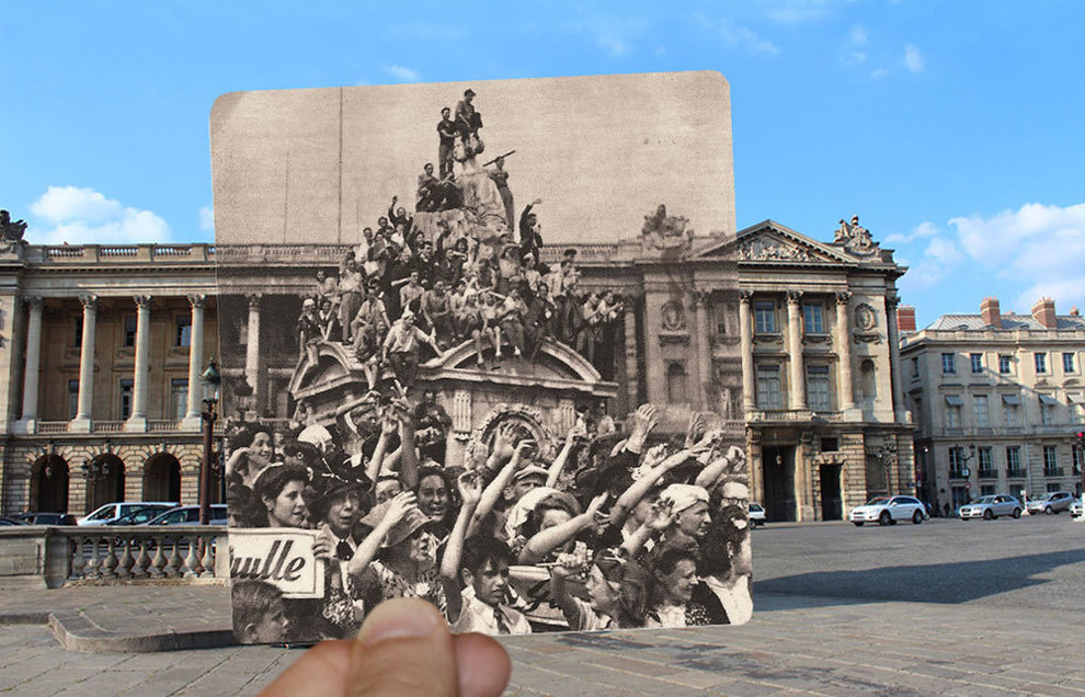 Place de la Concorde in the 1940s.