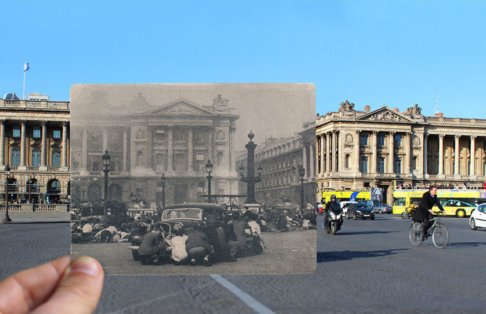 Place de la Concorde in the 1940s.