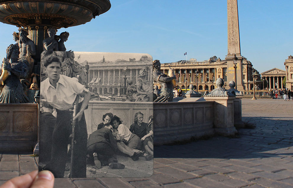 And finally, another thoughtful scene from the Place de la Concorde.