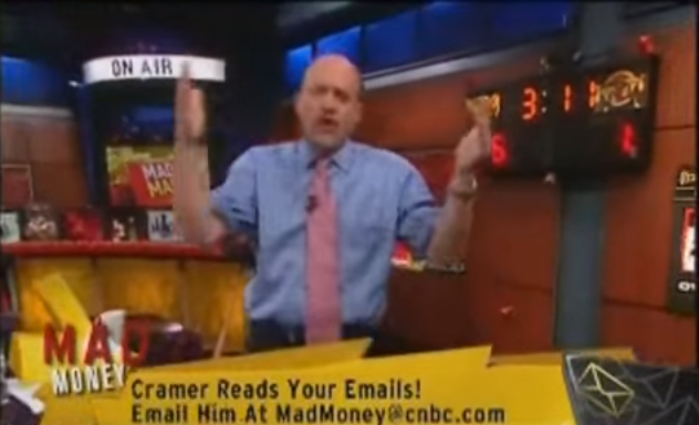 On 3/11/08 a viewer asked Jim Cramer if he should worry about his investment in Bear Stearns. Cramer replied “No! No! No! Bear Stearns is not in trouble. If anything, they’re more likely to be taken over. Don’t move your money from Bear.” 3 days later it dropped 92%.