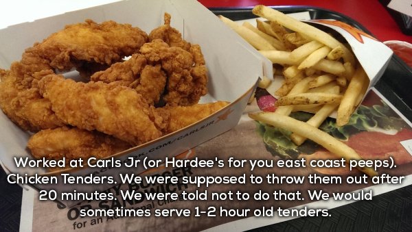 20 Employees confess fast food items you should never order