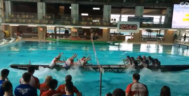 Boat version of tug of war