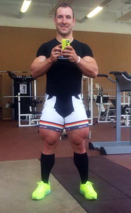 Selfie of German track cyclist Robert Förstemann