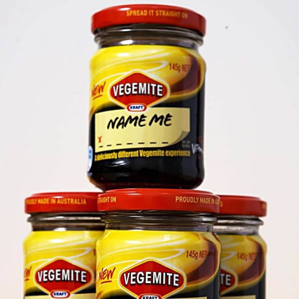 Vegemite, the salty spread that perplexes most people that aren't native Australians, had a different problem with its snack renaming contest: the winner's name wasn't funny or cool at all. In fact, you could say the name sucked. Kraft, eager to change the product's image as an “innovative” new snack-on-the-go, had chosen “Vegemite iSnack 2.0” submitted by an IT designer named Dean Robbins, one of 48,000 entries. When the winner was announced during a championship soccer match, the public outcry was so strong they decided to have a re-renaming contest. Winner the next time around: Cheesybite.