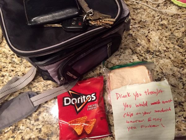 handbag - Doritos Drunk you thought You would want want Chips on your sandwich tomorrow. Enjoy you fucker