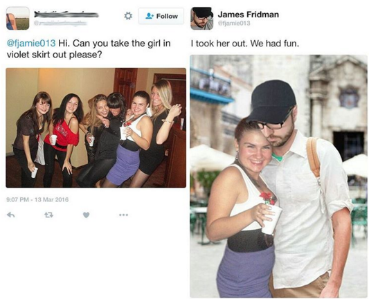 james fridman photoshop trolls - James Fridman jami013 Hi. Can you take the girl in violet skirt out please? took her out. We had fun.