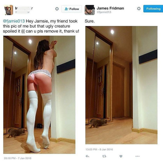 james photoshop - James Fridman ing 013 Sure. Hey Jamsie, my friend took this pic of me but that ugly creature spoiled it can u pls remove it, thank u! 2018 M. 2016