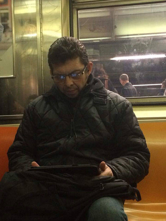 jeff goldblum subway