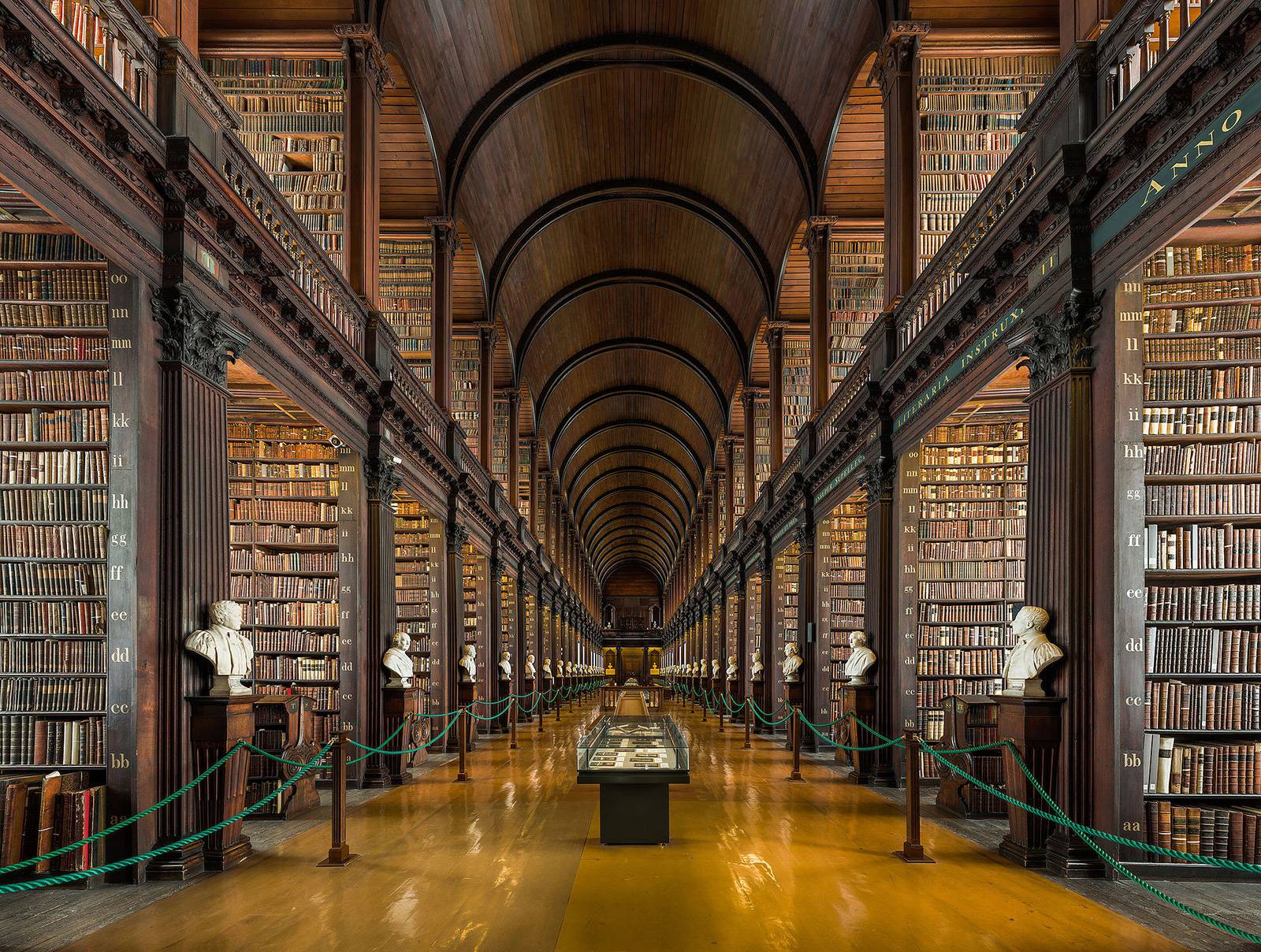 300 year old library in Dublin, Ireland
