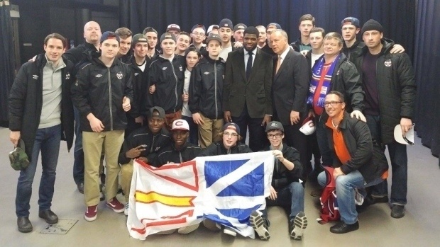 Mark Smith was so impressed by a soccer team from Newfoundland and Labrador that he gave them 27 tickets to an NHL game. Smith also arranged for the team to meet defenceman P.K. Subban, a hockey player for the Montreal Canadiens.