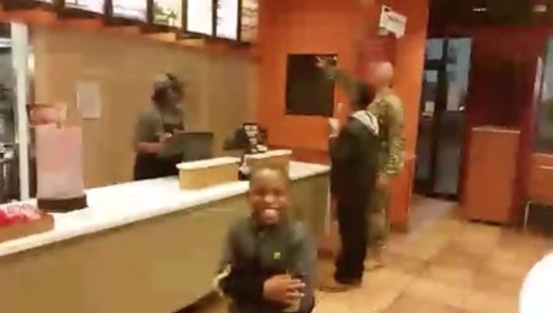 Army Ranger Lt. Col. Robert Risdon noticed two boys selling baked goods for their church, looked hungry, tired, and cold. The soldier treated the boys to a free dinner at Taco Bell.