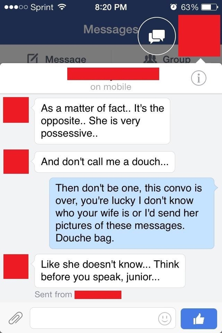 Scumbag Husband Tries Cheating On His Wife And He's Super Creepy About It On Facebook