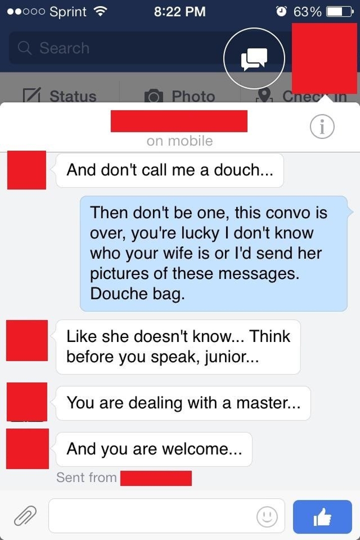 Scumbag Husband Tries Cheating On His Wife And He's Super Creepy About It On Facebook