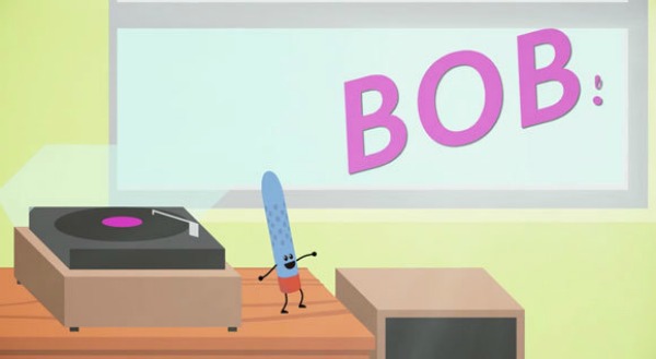 Even before you hear the song, the animated vibrators in the video should give you a pretty clear indication of what's going on. A few choice lyrics include "he fits like a glove/always up for love," "B-is for Battery/O-is for Operated/B-is for better/cause he's not complicated" and "he can go all night/dark until the light."